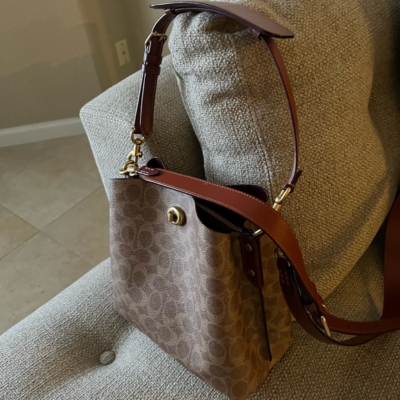 Coach Signature Canvas Willow Bucket Bag NWT - Picture 14 of 16